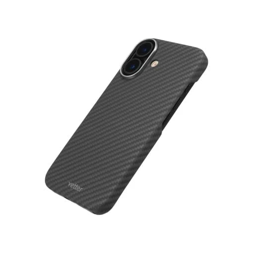 Husa Vetter Clip-On MagSafe Compatible, made from Aramid Fiber, Kevlar, Black