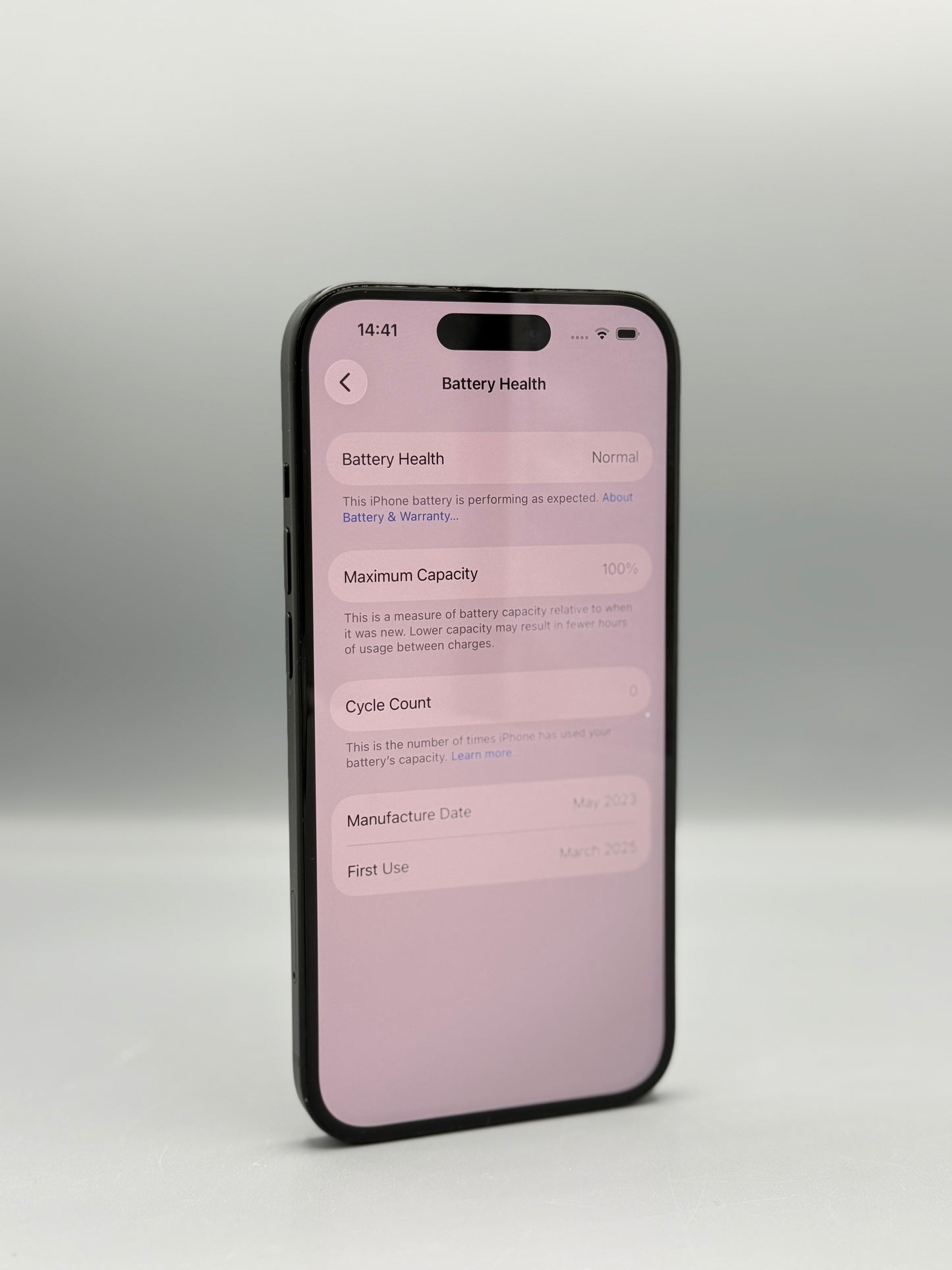 iPhone 15, 128 GB, Baterie 100%, 0 Cicluri, Black