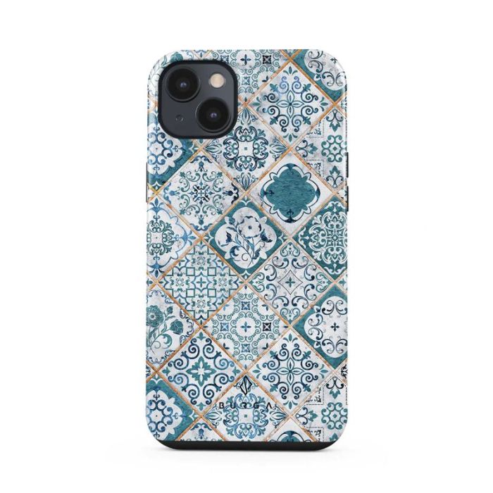 Husa iPhone 14 Burga Dual Layer Tropical Oasis