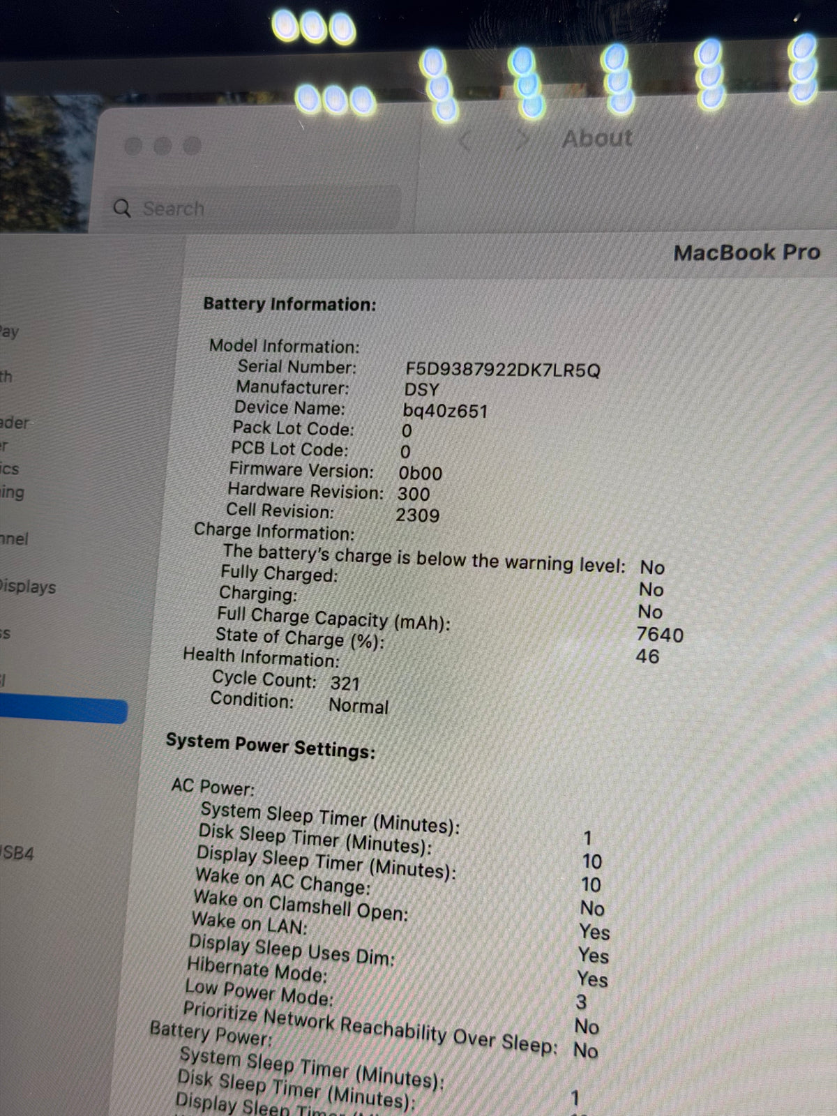 Macbook Pro 16" / 2019 / Touchbar / i7 / 16 GB RAM / 500 GB SSD / 321 Cicluri / Silver