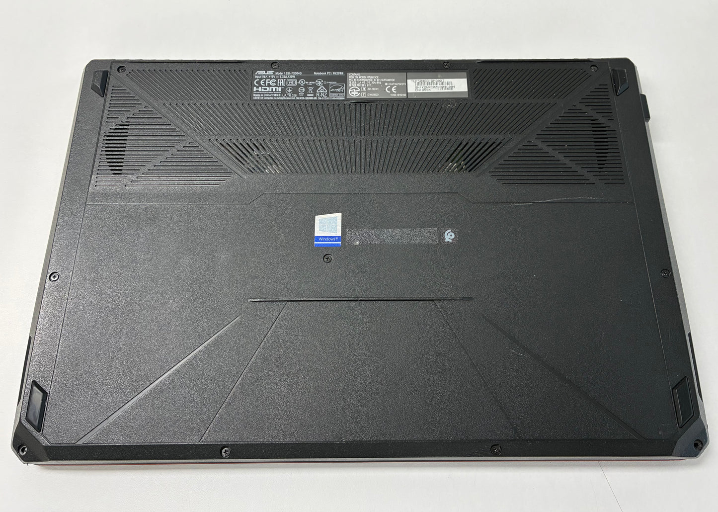 Laptop Gaming Asus TUF FX504G, i5-8300H, 16 GB RAM, 256 GB SSD, 15.6", Windows 10, Incarcator