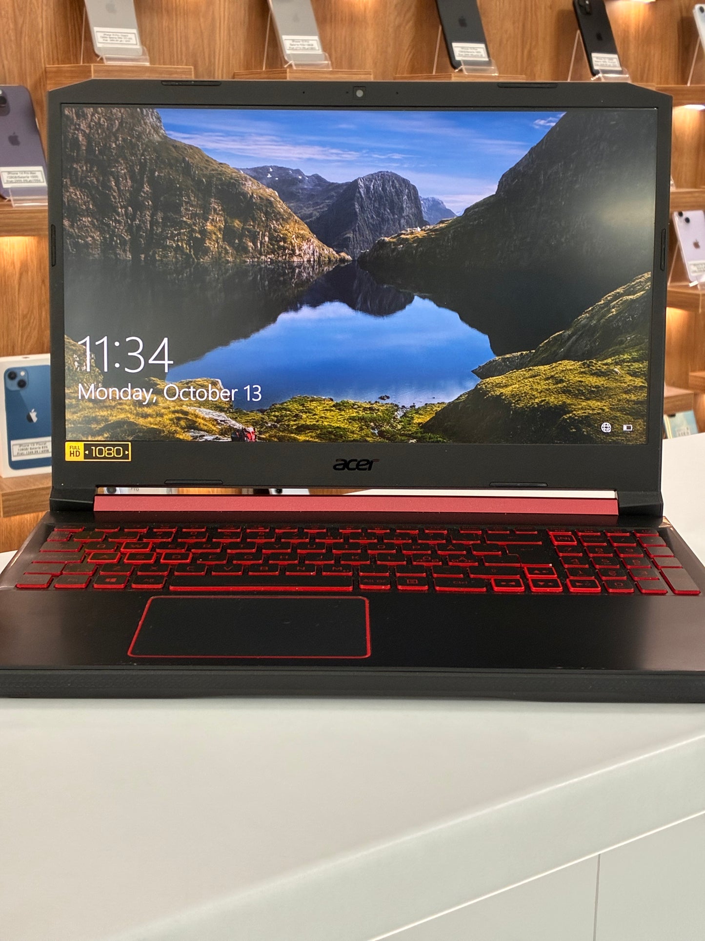 Laptop Acer Gaming 15.6" Nitro 5 | AN515-51 | Intel i5-9300H | Windows 10 | 8GB/1TB | Nvidia GTX 1650 4GB, Negru