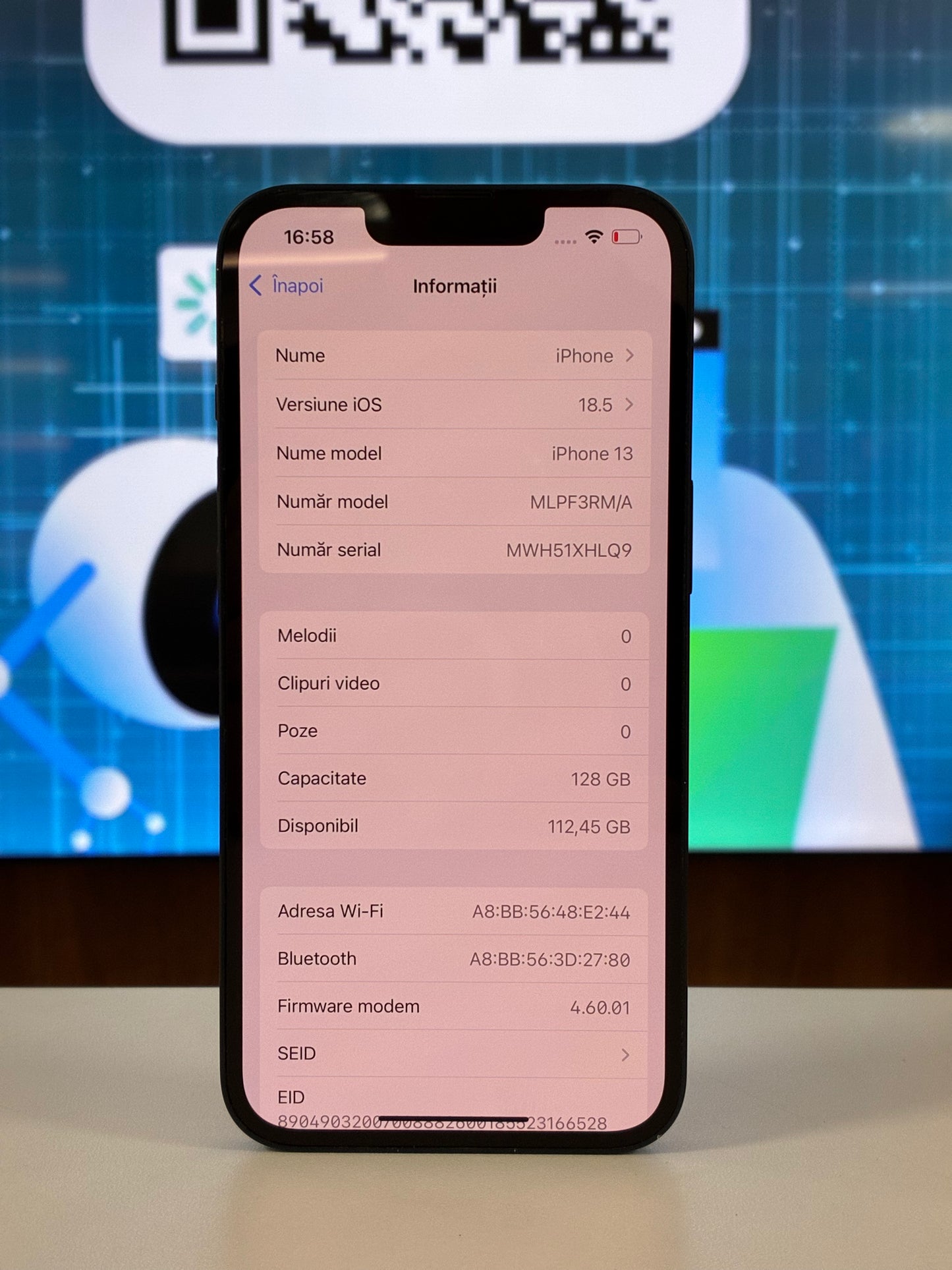 iPhone 13, 128GB, Baterie 88%, Midnight