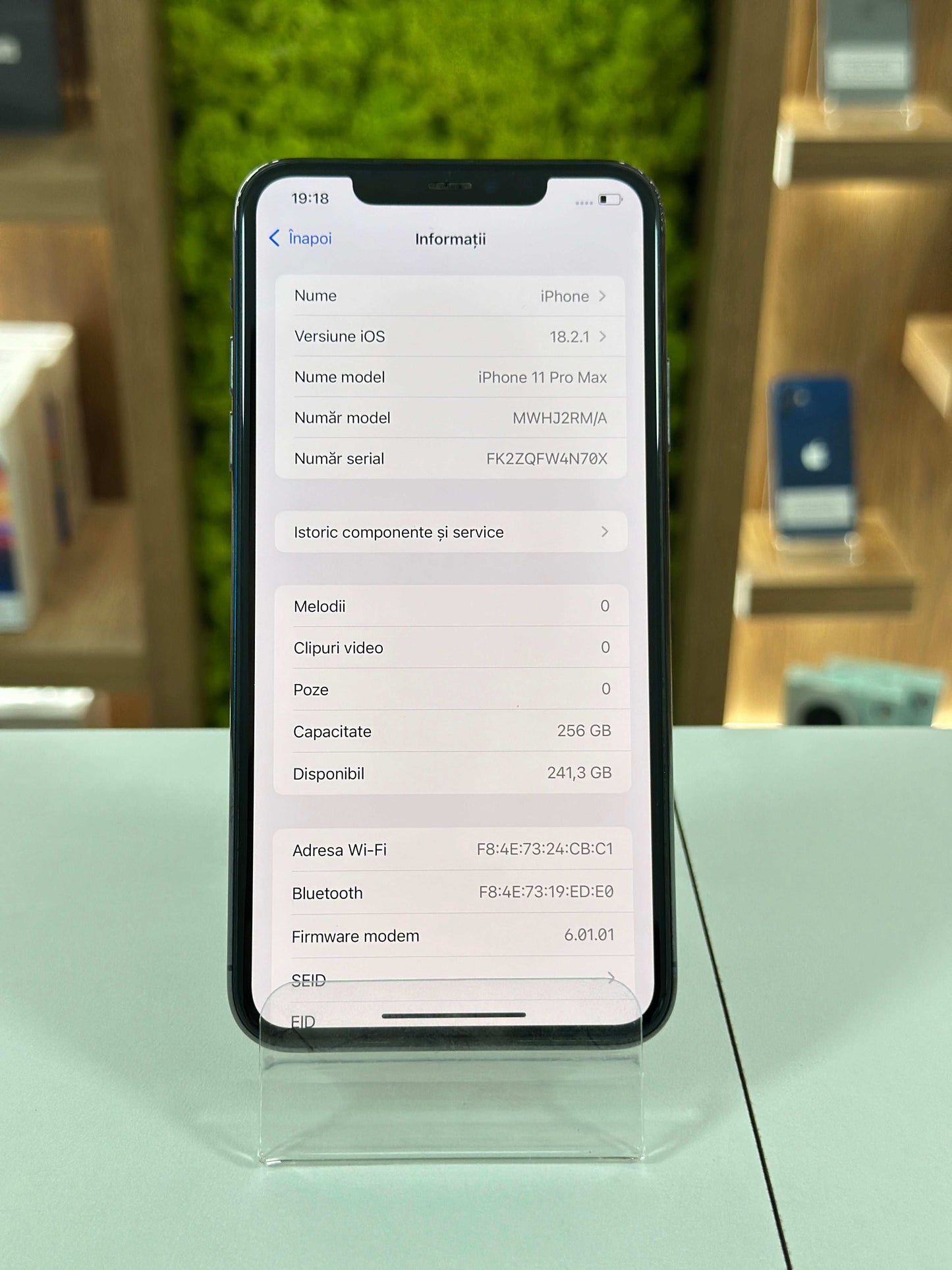 iPhone 11 Pro Max, 256 GB, Baterie 73%, Black