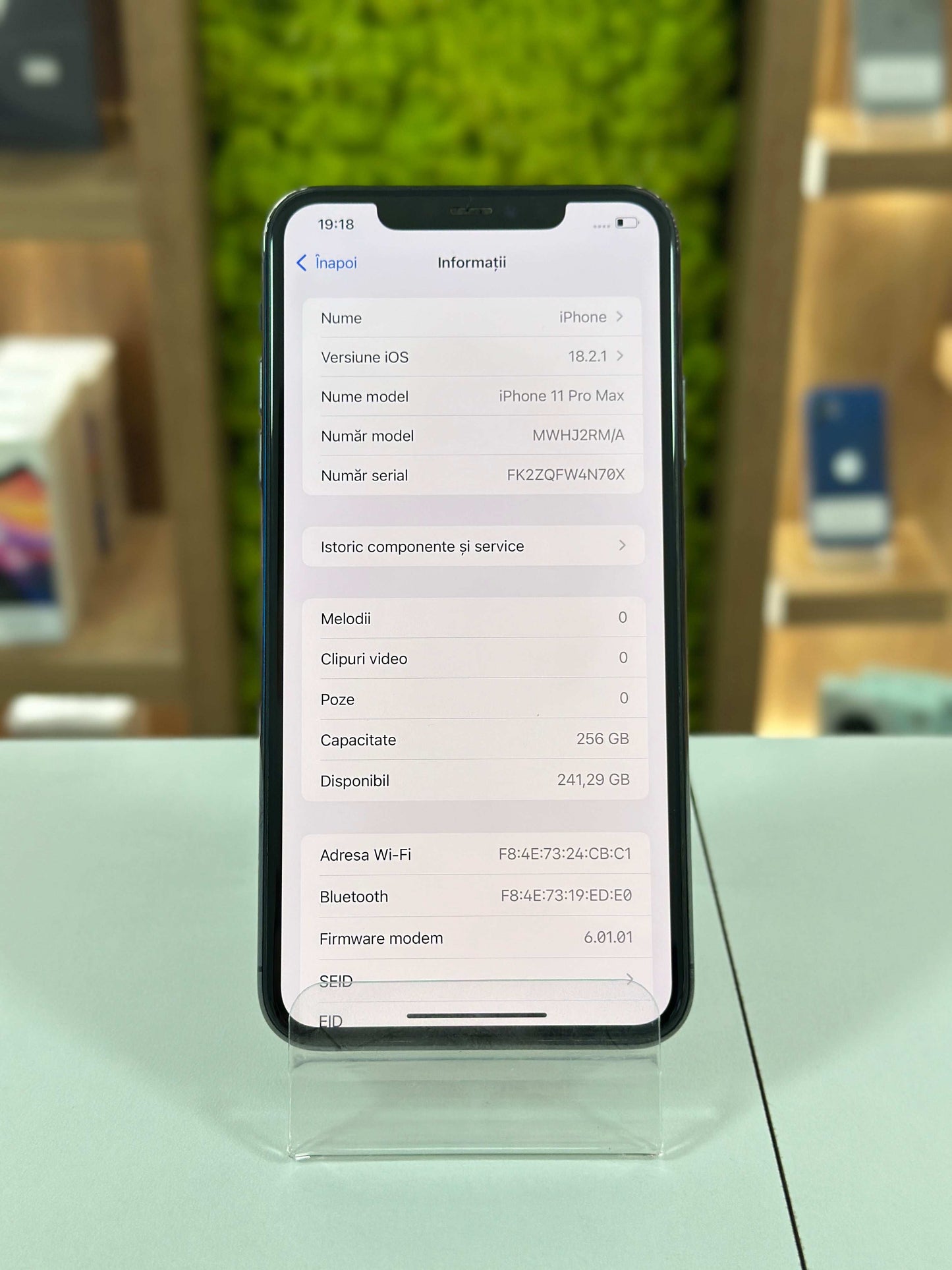 iPhone 11 Pro Max, 256 GB, Baterie 73%, Black
