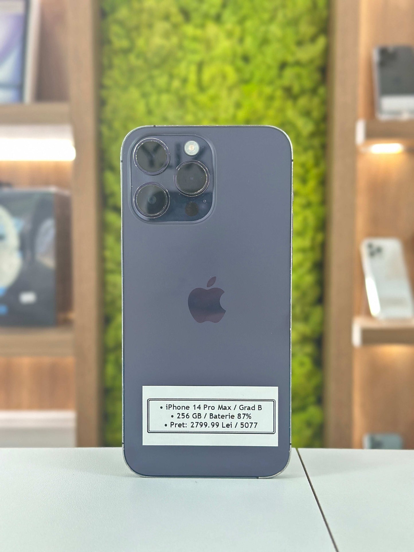 iPhone 14 Pro Max, 256 GB, Baterie 87%, Deep Purple