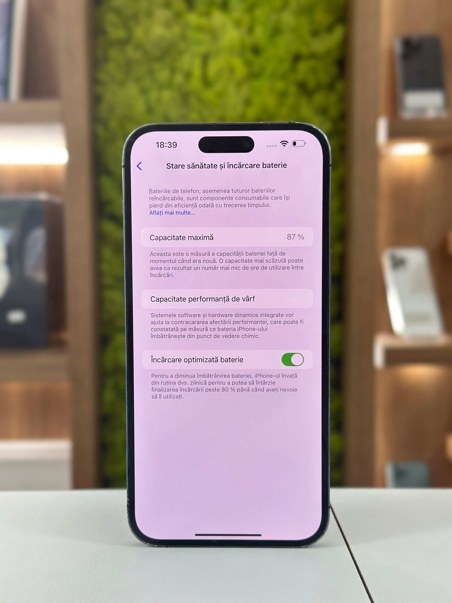 iPhone 14 Pro Max, 256 GB, Baterie 87%, Deep Purple