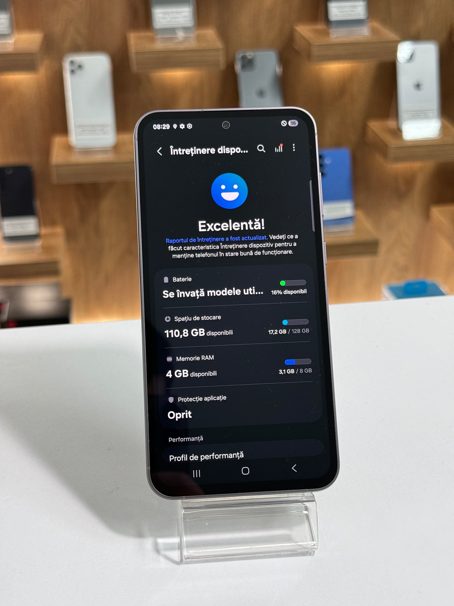 Samsung S23 FE, 128 GB, Second-Hand, Baterie 100%, Grey