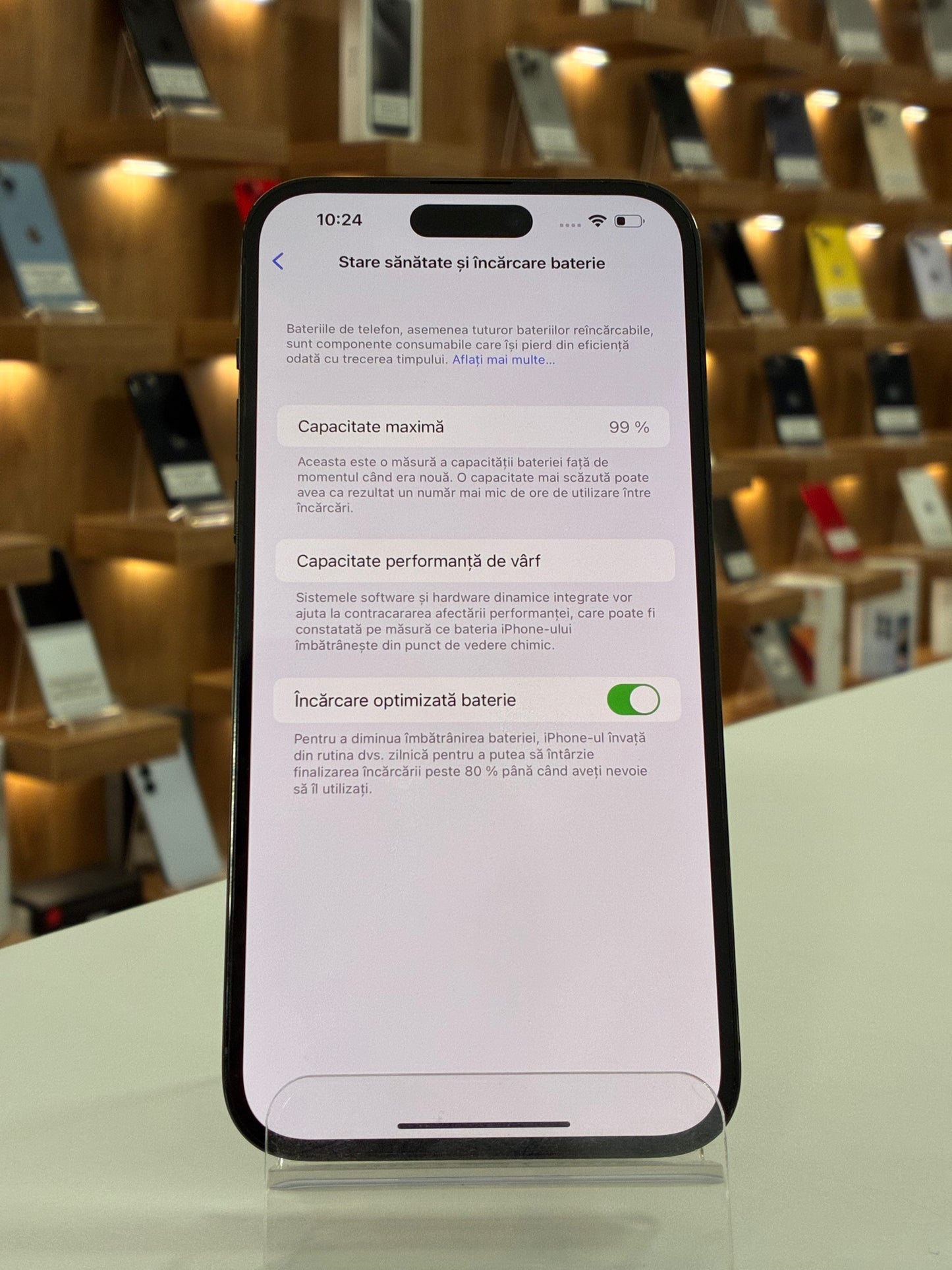 iPhone 14 Pro Max, 128GB, Baterie 99%,Camera schimbata, Space Black
