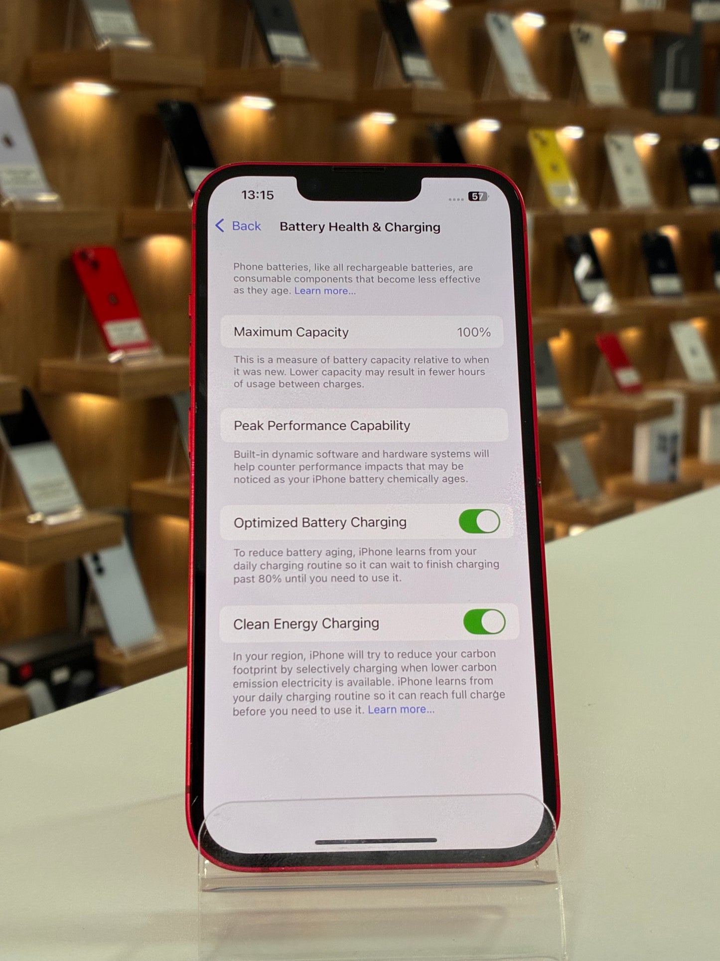 iPhone 14, 128GB, Baterie 100%, RED