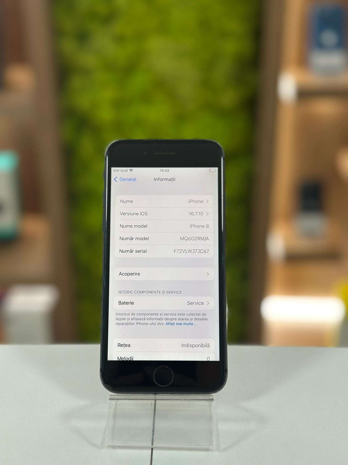 iPhone 8 Space Gray,128GB ,Baterie 76%