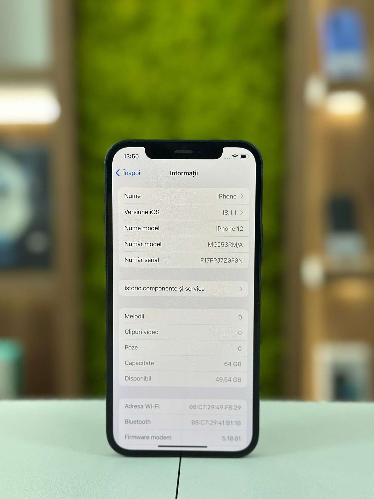 iPhone 12, 64GB, Baterie 76%, Black