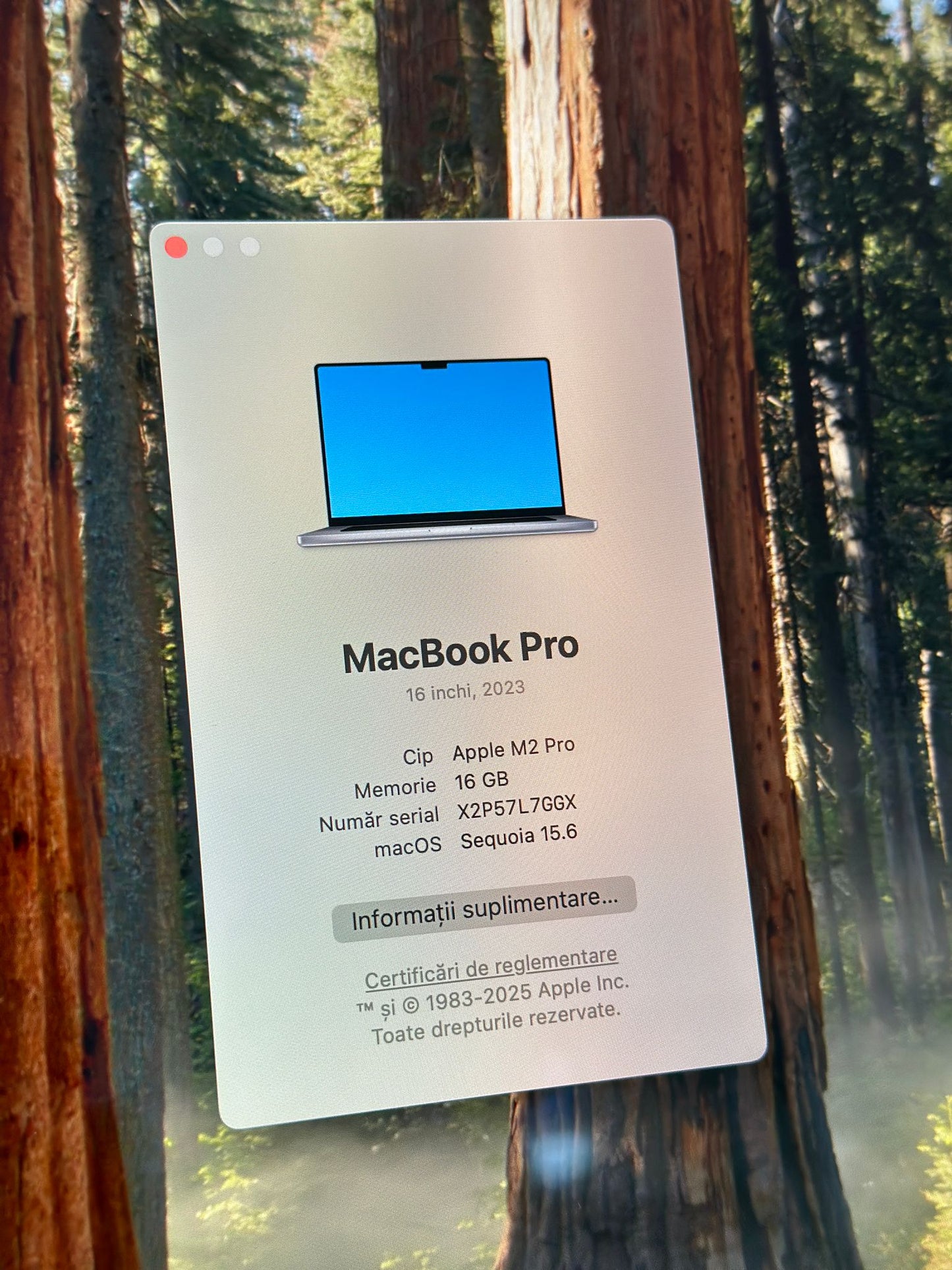 MacBook Pro 16" | Procesor M2 Pro | 16 GB RAM | 512 GB SSD | US INT | Space Grey | 133 Cicluri