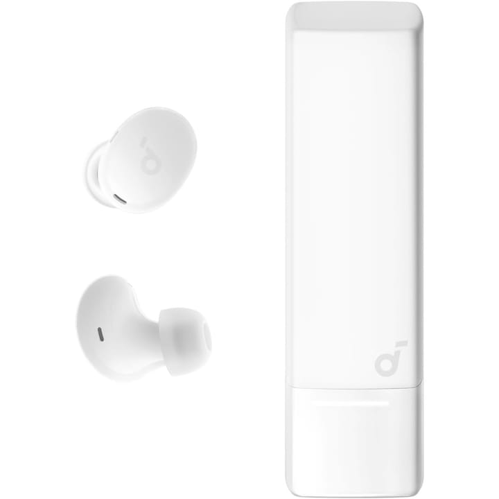 FIXLY l Anker White Casti Wireless Anker SoundCore A30i, Tehnologie de Anulare a Zgomotului Smart, Bluetooth 5.4, IP54
