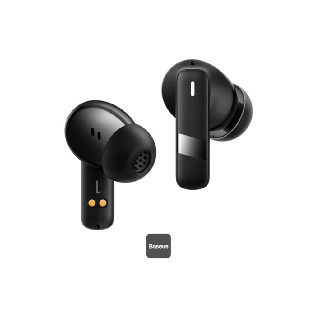 FIXLY l Baseus Casti Wireless Bowie E20 - Bluetooth 5.3, True Wireless, 2 ENC Mics, Powerful Bass, IPX5 - Black