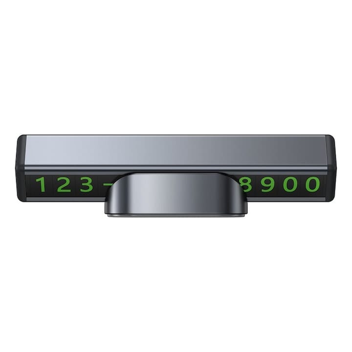 Suport de masina pentru afisarea numarului de telefon, Baseus, Negru.