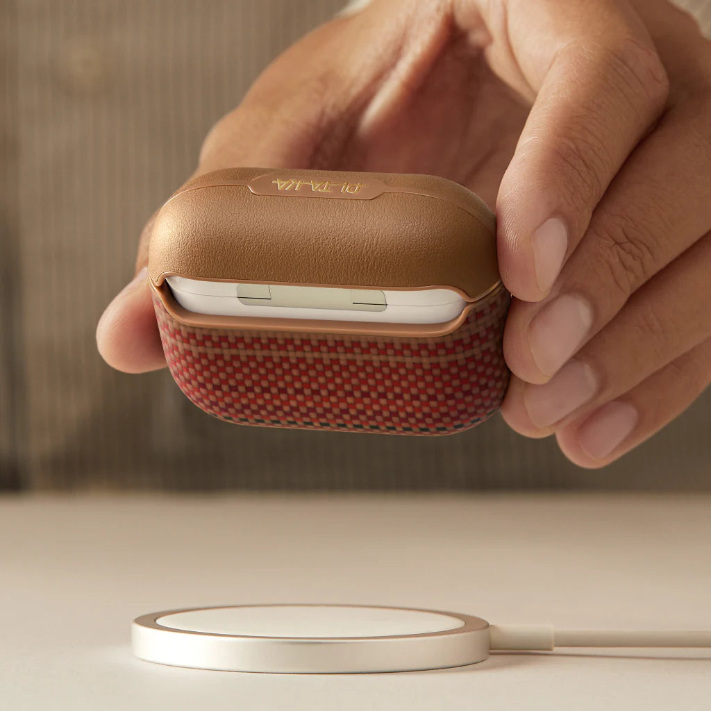 Carcasa MagEZ pentru AirPods Pro 3, Fibra de Aramida, Sunset