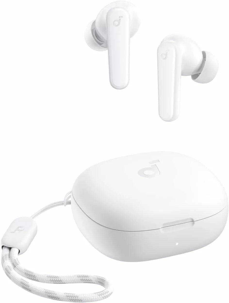 Casti True Wireless Anker SoundCore R50i, Bluetooth 5.3, autonomie 30H, Alb