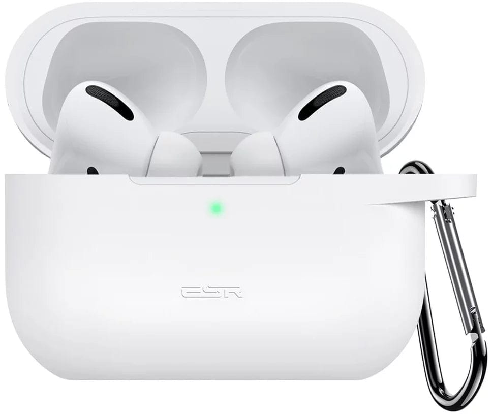 FIXLY l ESR Husa ESR Bounce pentru AirPods Pro 1/2 – Protecție Flexibilă, Alb