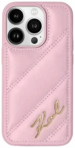 Husa Karl Lagerfeld pentru iPhone 15 Plus, Roz