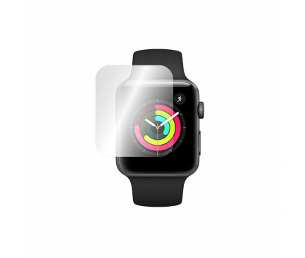 Folie Protectie Smart Protection Premium Classic pentru Apple Watch 42mm Series, Set 4 bucati, Plastic