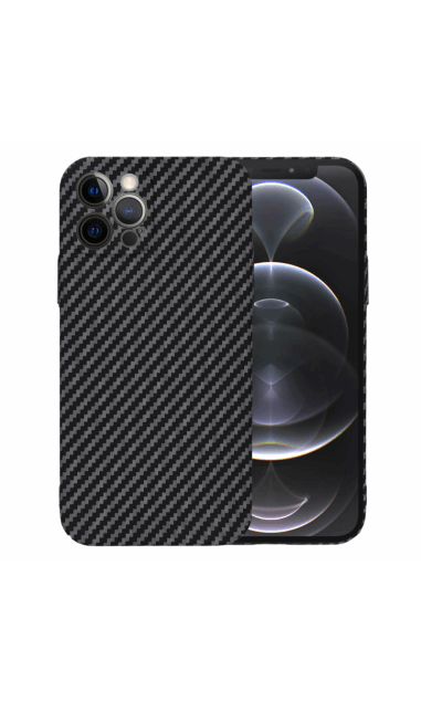 Husa iPhone 12 , Carbon, Negru
