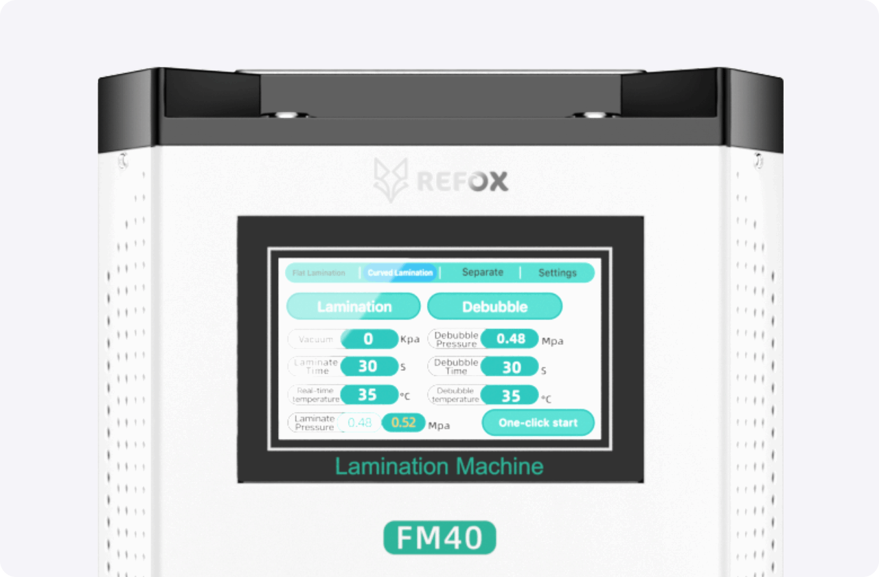 Aparat de Laminare REFOX FM40 pentru Repararea Dispozitivelor Mobile