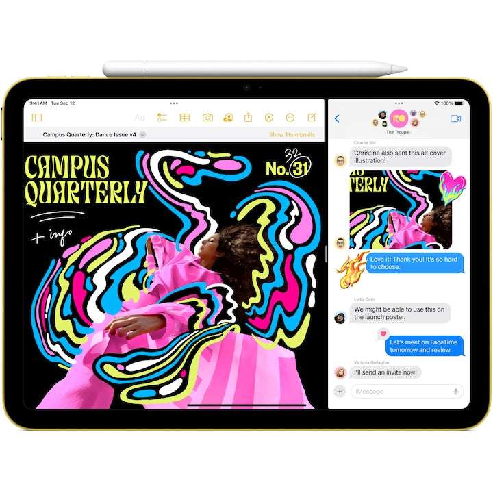 RESIGILAT: Tableta Apple iPad 10 (2022), 10.9 ", 64GB, Wifi, Blue