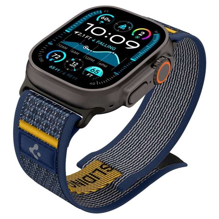 Curea ceas sportiv Spigen Athlex Air pentru Apple Watch, Active Navy, 44x45x46x49 mm