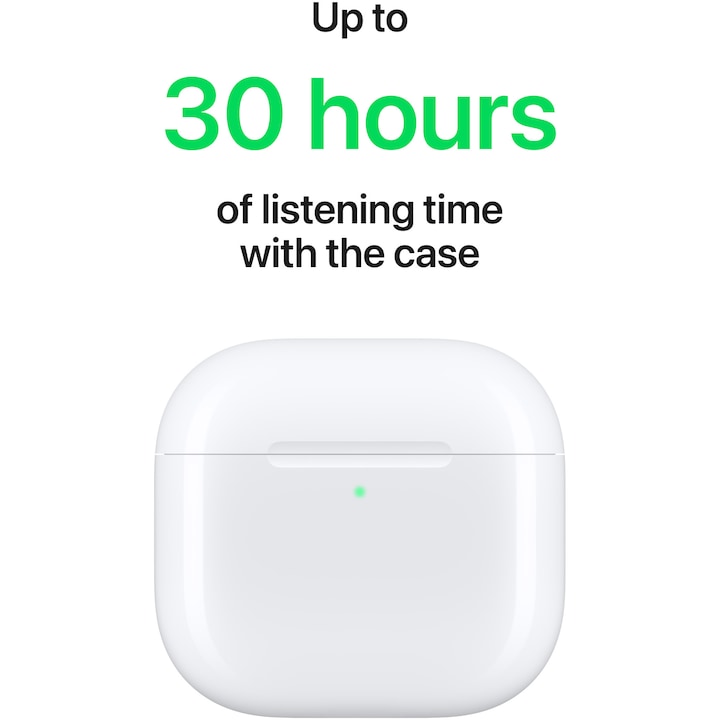 Casti In-Ear Apple AirPods 4 , Fara ANC
