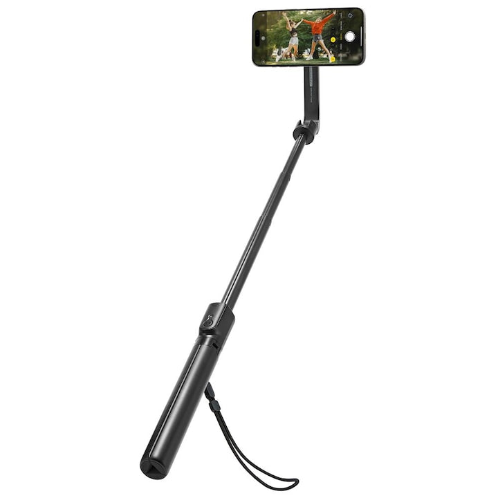 Selfie stick Wireless cu trepied Spigen S580W, Bluetooth, Negru
