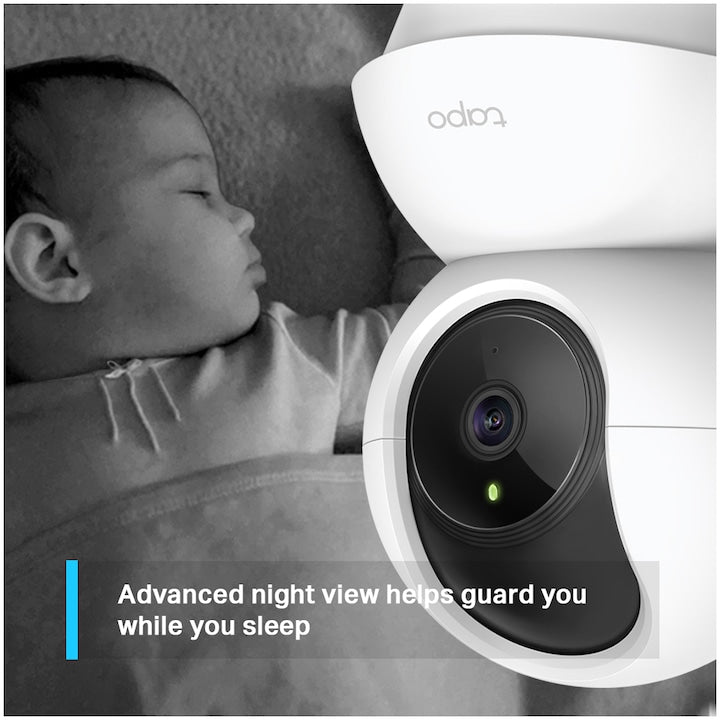 RESIGILAT: Camera de supraveghere Smart TP-Link Tapo C200 cu Pan/Tilt 360 grade, Full HD 1080P, Utilizare Baby Monitor Wireless Audio Video, Night Vision