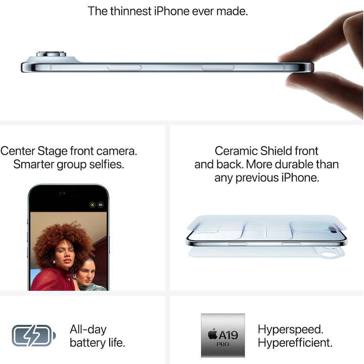Telefon mobil Apple iPhone Air, 256GB, 5G