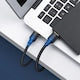 Cablu Ugreen USB 3.0/USB 3.0, 2m, Negru