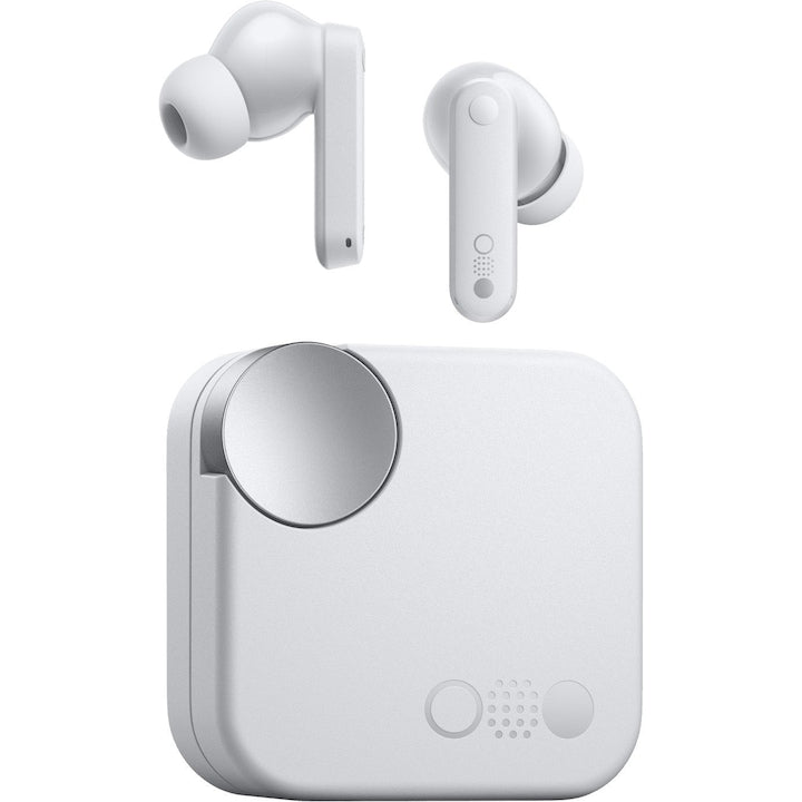 RESIGILAT: Casti audio In-Ear CMF Buds by Nothing, Wireless, Bluetooth 5.3, ANC, IP54, Voice Assistant, Gri deschis