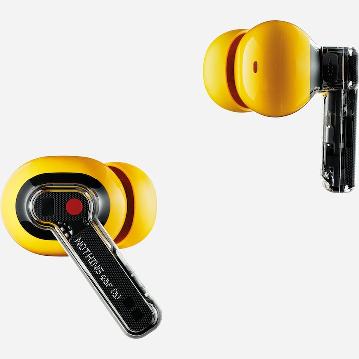 Casti Audio In-Ear Nothing Ear (a), True wireless, Noise cancelling, Bluetooth, Galben
