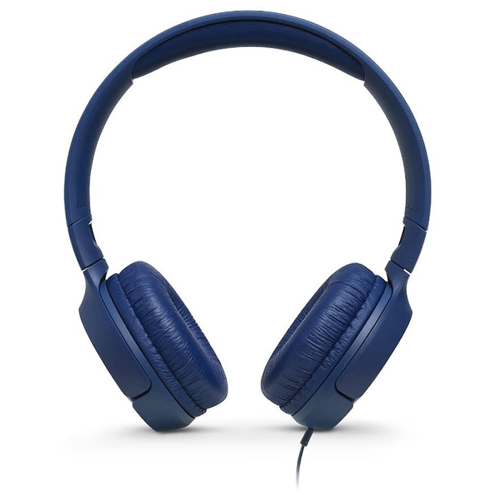 Casti Audio On Ear JBL Tune 500, Cu fir, Albastru