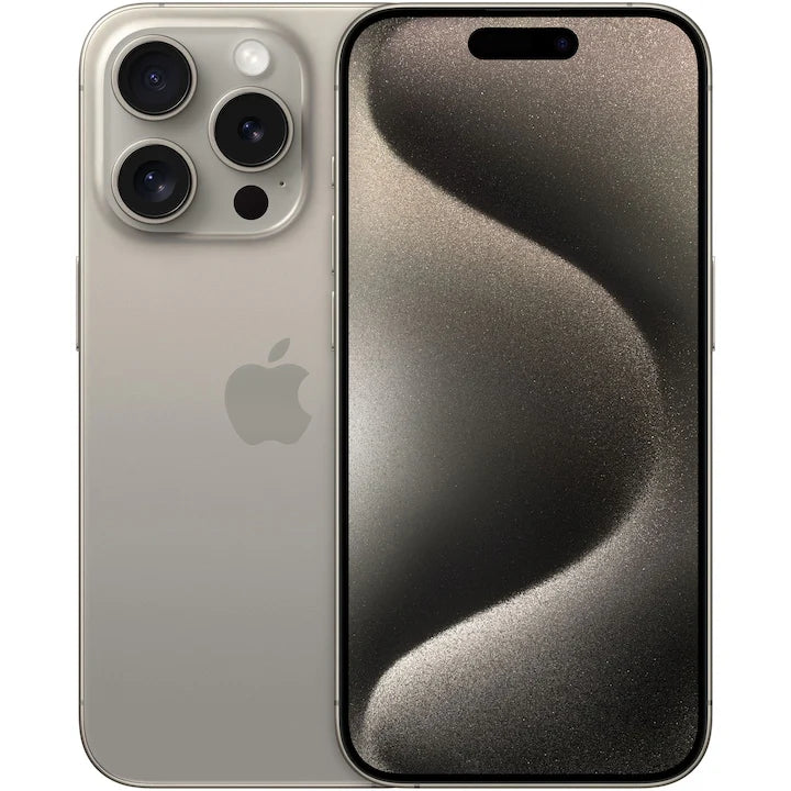iPhone 15 Pro,128 GB, Baterie 91%, 500 Cicluri, Natural Titanium