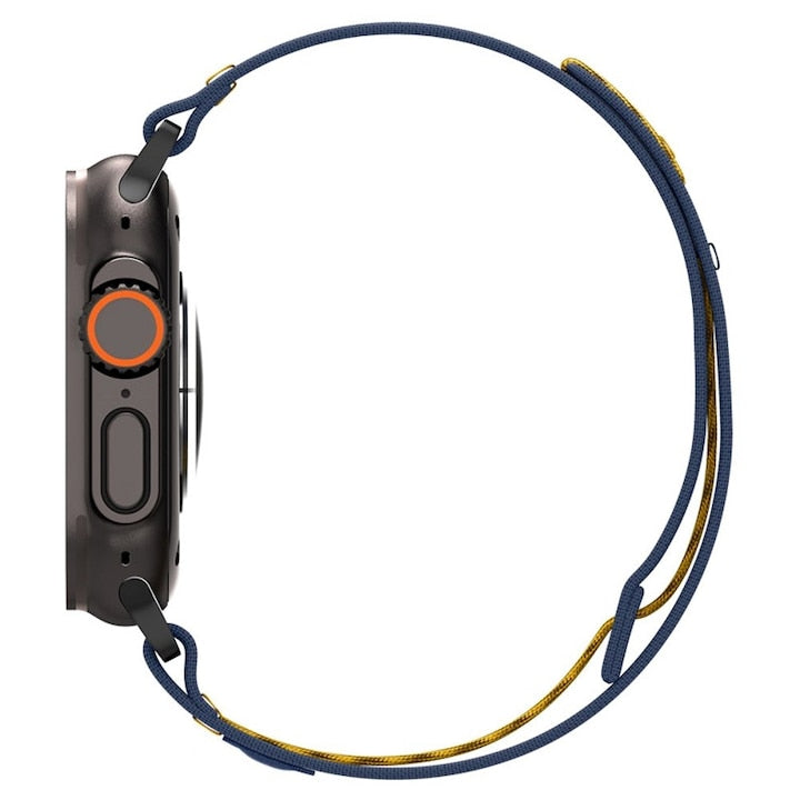 Curea ceas sportiv Spigen Athlex Air pentru Apple Watch, Active Navy, 44x45x46x49 mm
