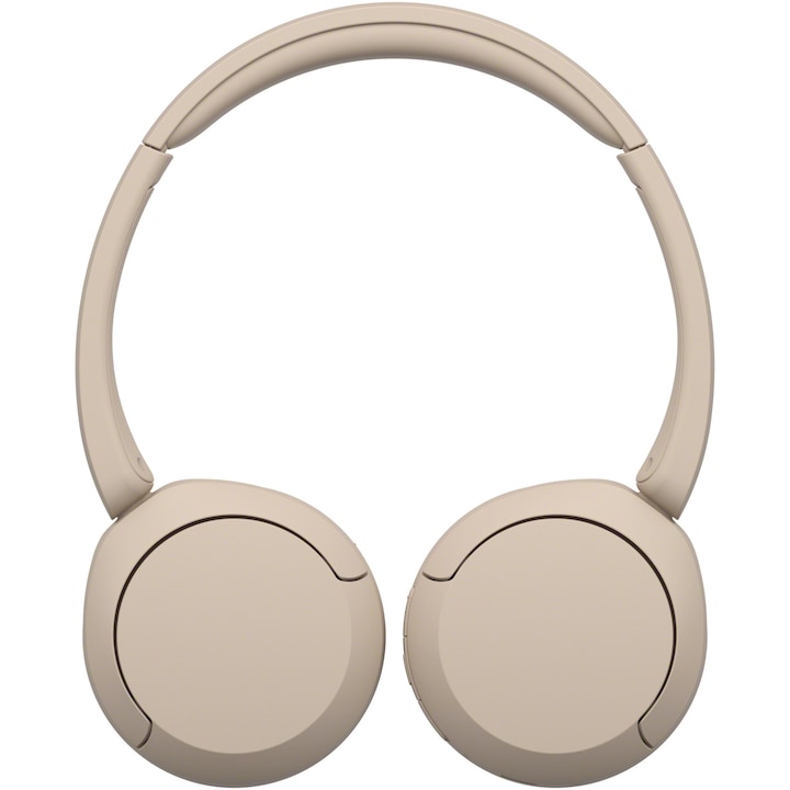 RESIGILAT: Casti On Ear Sony WH-CH520C, Wireless, Bluetooth, Microfon, Multipoint connection, Quick Charge, Autonomie 50 ore, Bej