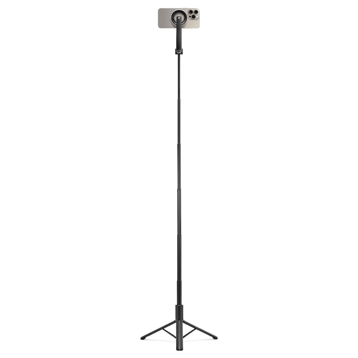 Selfie stick Wireless cu trepied Spigen S580W, Bluetooth, Negru