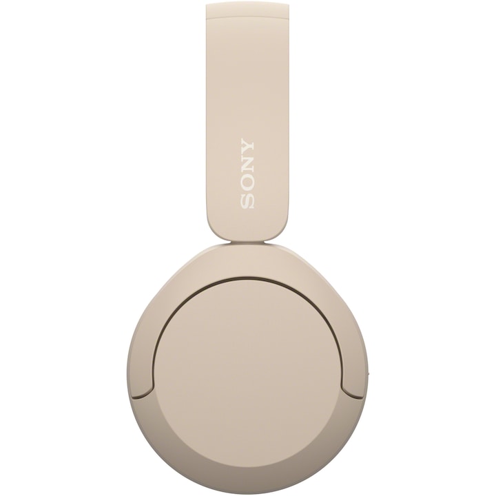 RESIGILAT: Casti On Ear Sony WH-CH520C, Wireless, Bluetooth, Microfon, Multipoint connection, Quick Charge, Autonomie 50 ore, Bej