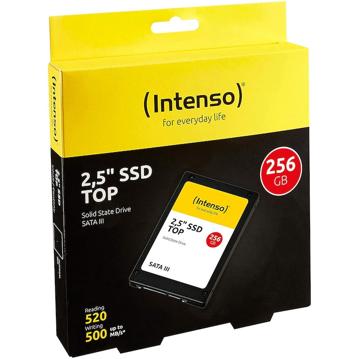 Solid State Drive (SSD) Intenso Top, 256GB, 2.5", SATA III - fixlygsm.ro - 4034303016693