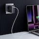 Incarcator USB, 3x Type-C, 140W + Cablu Type-C, 1.2m - JoyRoom (JR-TCG05) - Black