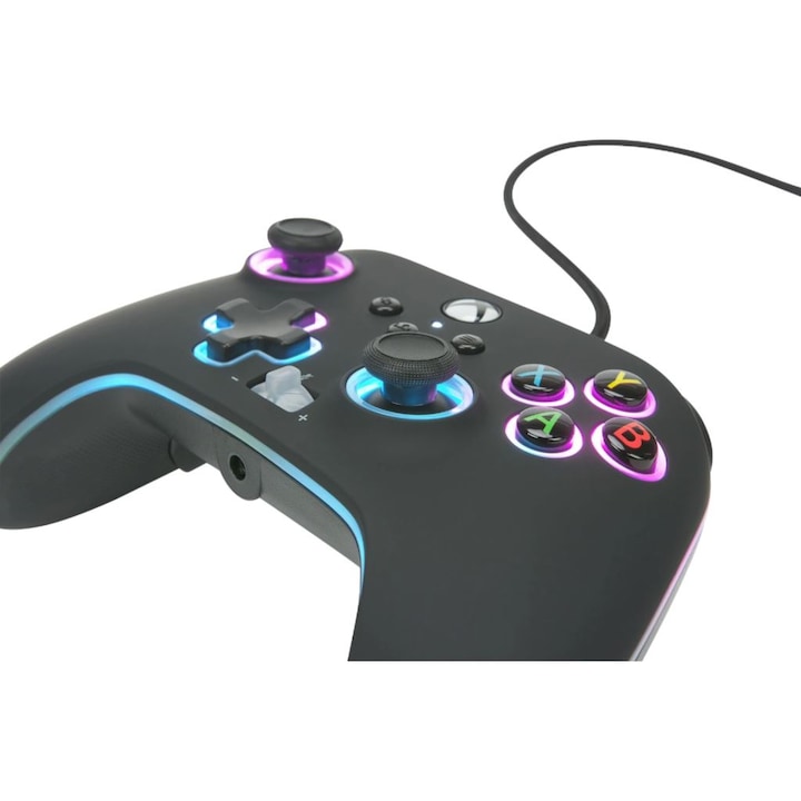 Controller cu fir PowerA Spectra Infinity Enhanced, compatibil cu Xbox Series X|S, Xbox One și PC