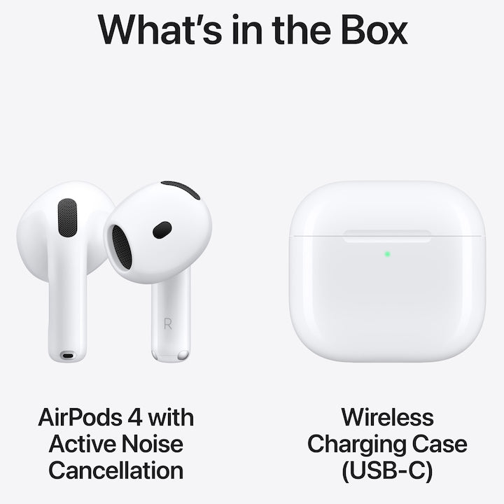 Casti In-Ear Apple AirPods 4 , Fara ANC