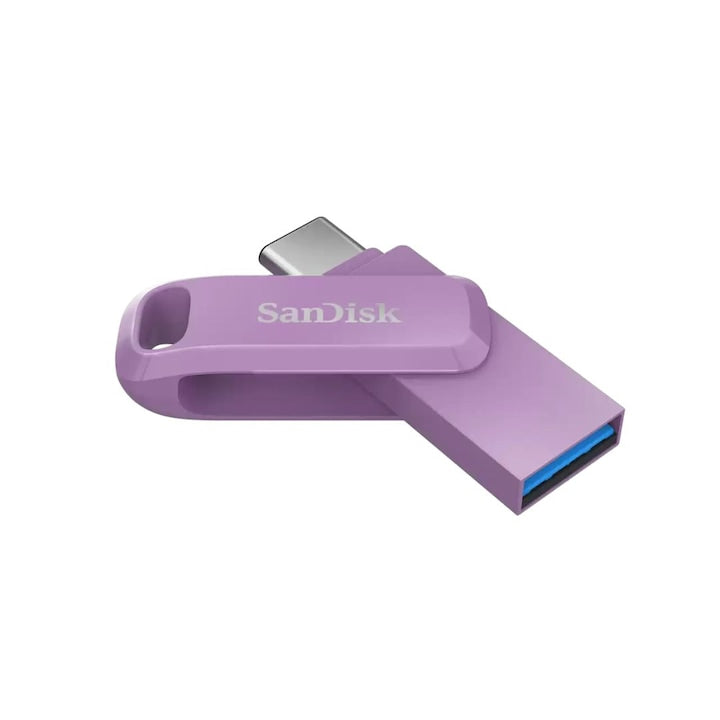 Memorie USB SanDisk Ultra Dual Drive Go, 256GB, USB3.2, mov - fixlygsm.ro - SDDDC3-256G-G46L