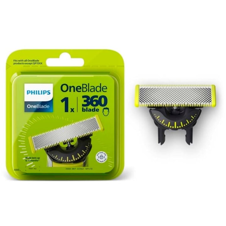 Rezerva QP410/50 compatibila cu Philips OneBlade - fixlygsm.ro - QP410/50