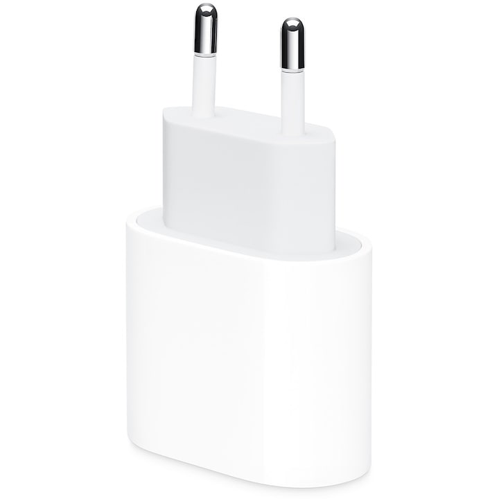 RESIGILAT: Incarcator priza Apple, USB Type C, 20W, White
