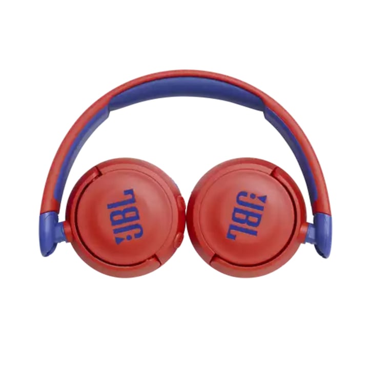 Casti On Ear JBL JR310BT, Wireless, Bluetooth, Autonomie 30 ore, Rosu